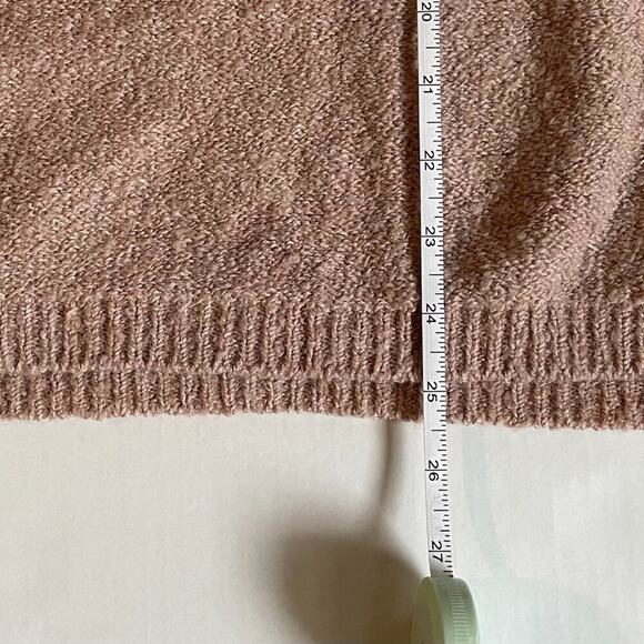 Altar'd State Pink Oversized Chunky Boucle Knit Turtleneck Sweater, Boxy, L - Picture 11 of 11